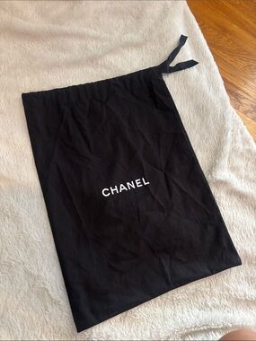 Chanel medium black dust bag